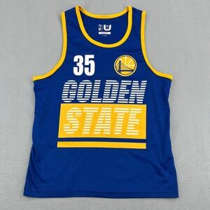 UNK Golden State‎ Warriors Kevin Durant 35 Jersey Blue Kids L 14-16 Basketball